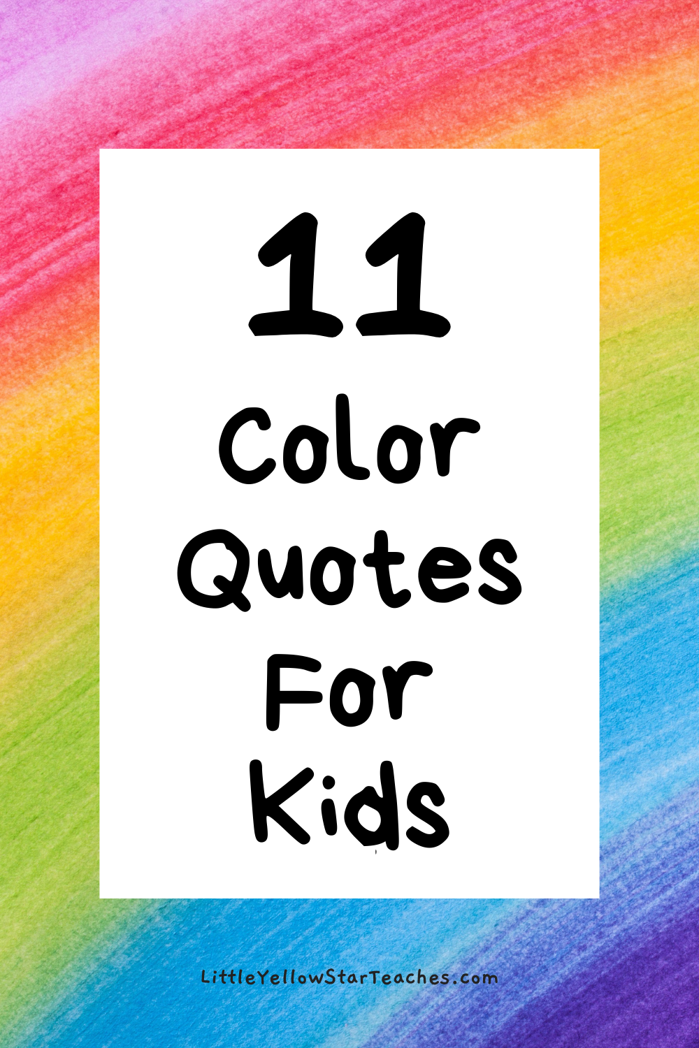 Color Quotes for kids