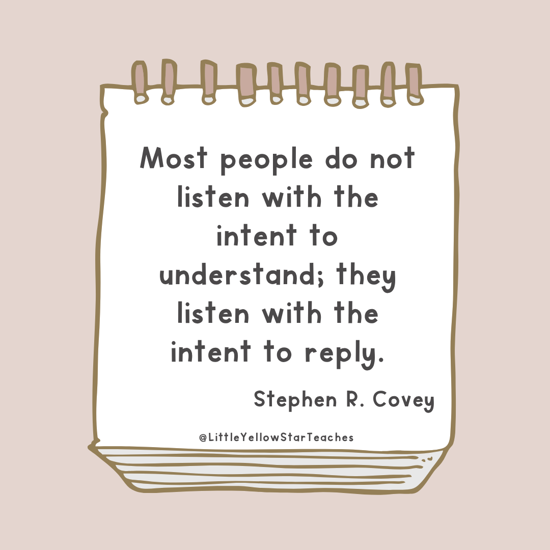 Listener Quotes 11 Active Listening Quotes for Kids - LittleYellowStar