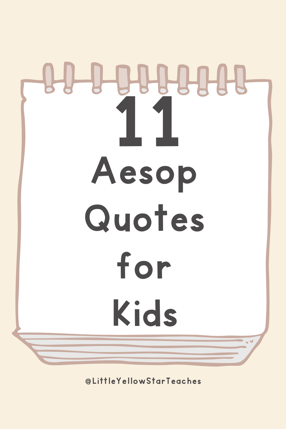 Aesop Quotes for Kids