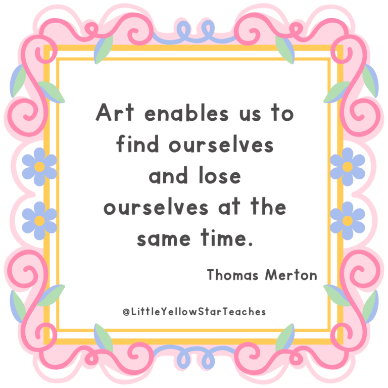 11 Art Quotes for Kids - LittleYellowStar