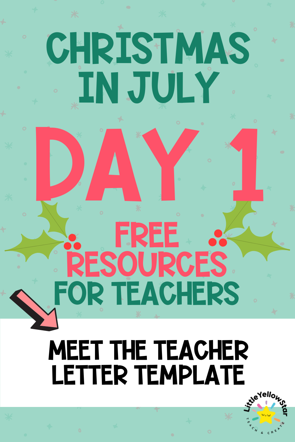 Day 1 - Christmas In July Free Teaching Resources for Teachers