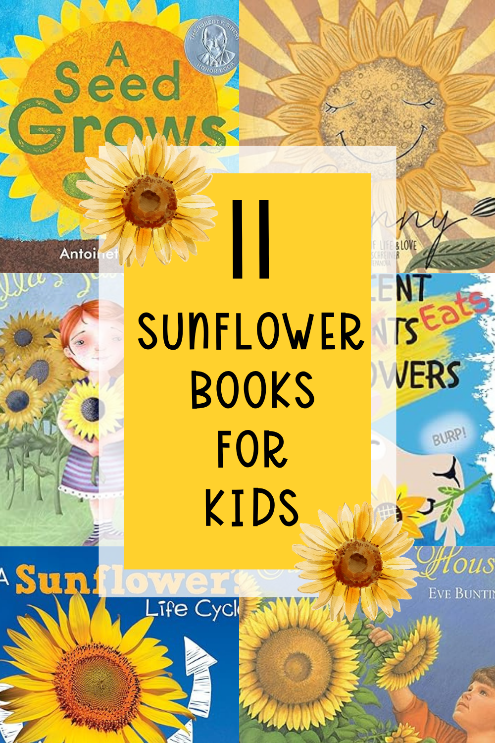 sunflower books for kids