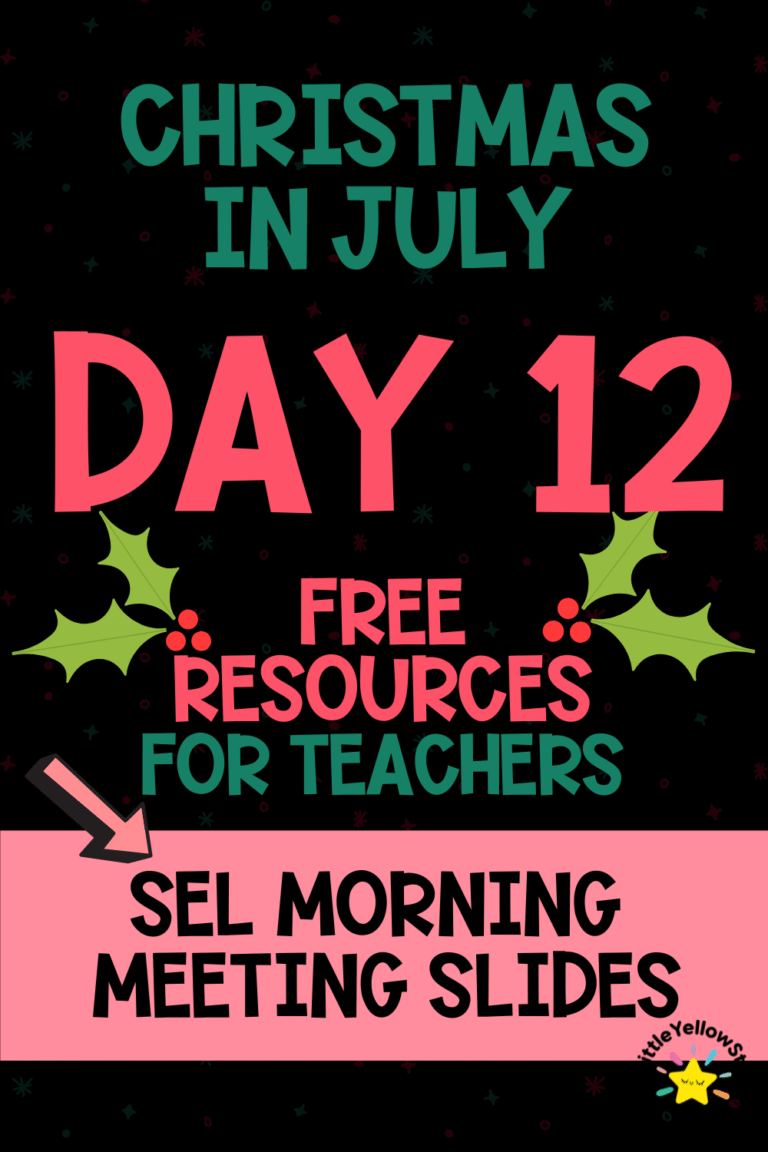 Day 12 - Christmas In July Free Teaching Resources for Teachers