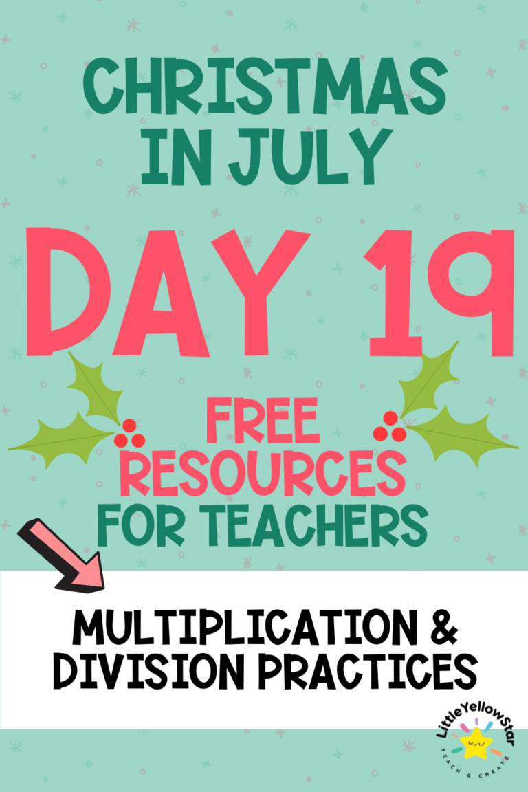 Day 19 - Christmas In July Free Teaching Resources for Teachers