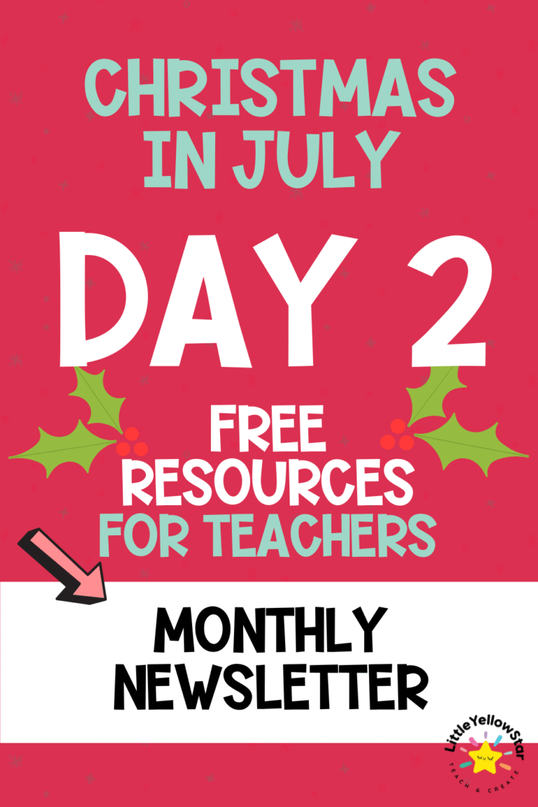 Day 2 - Christmas In July Free Teaching Resources for Teachers