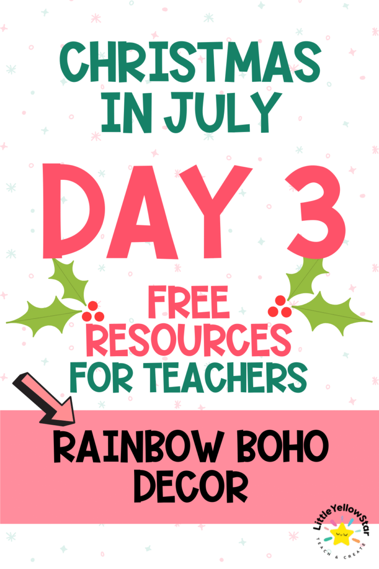 Day 3 - Christmas In July Free Teaching Resources for Teachers