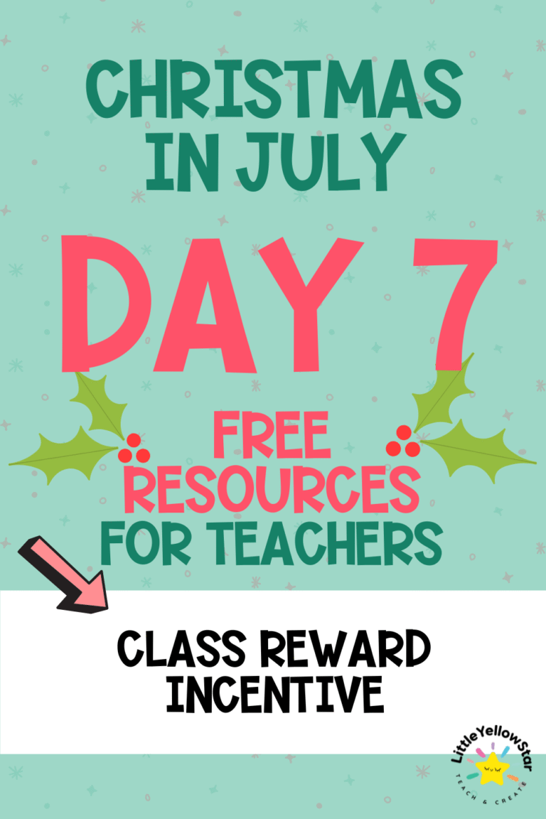 Day 7 - Christmas In July Free Teaching Resources for Teachers