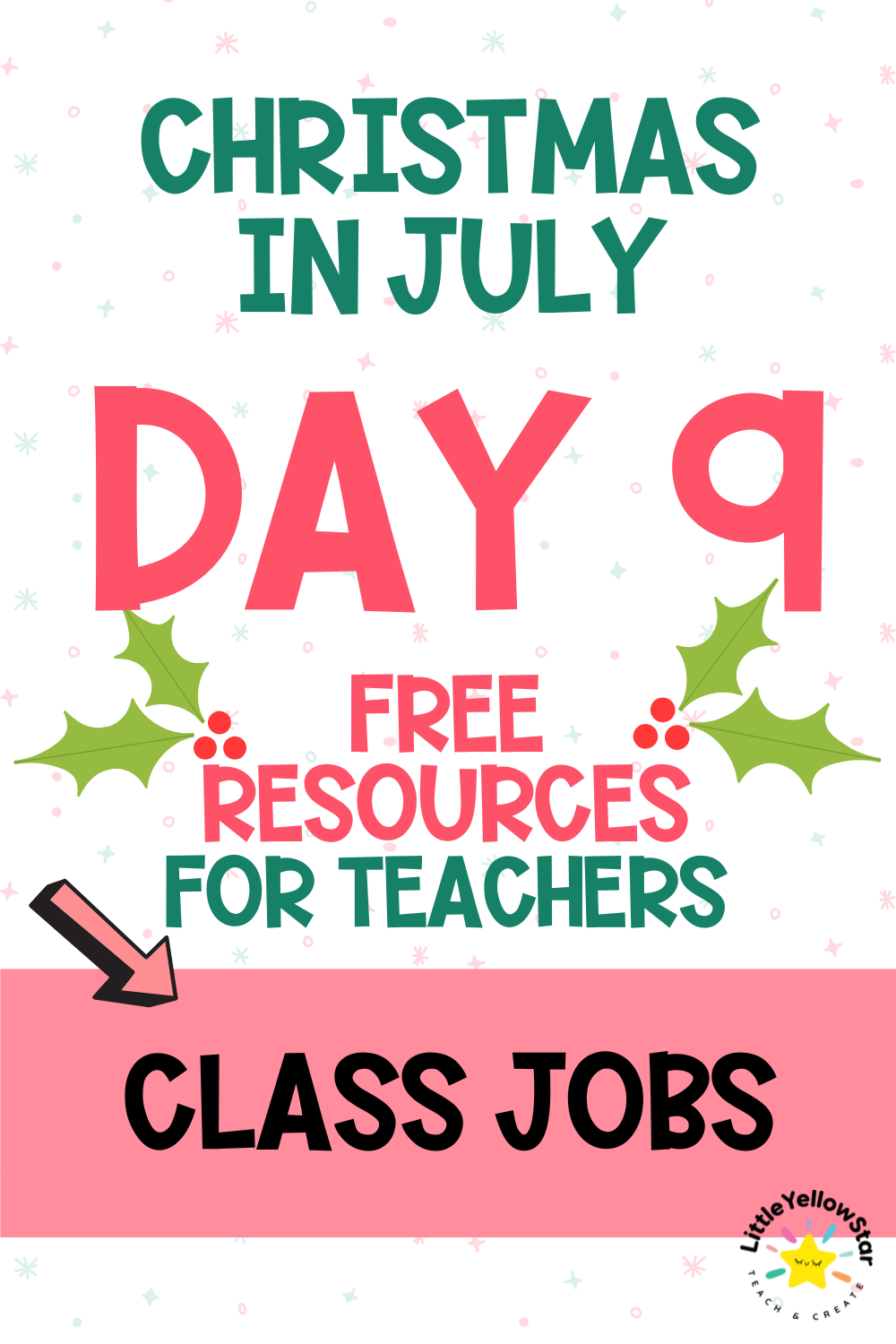 Day 9 - Christmas In July Free Teaching Resources for Teachers