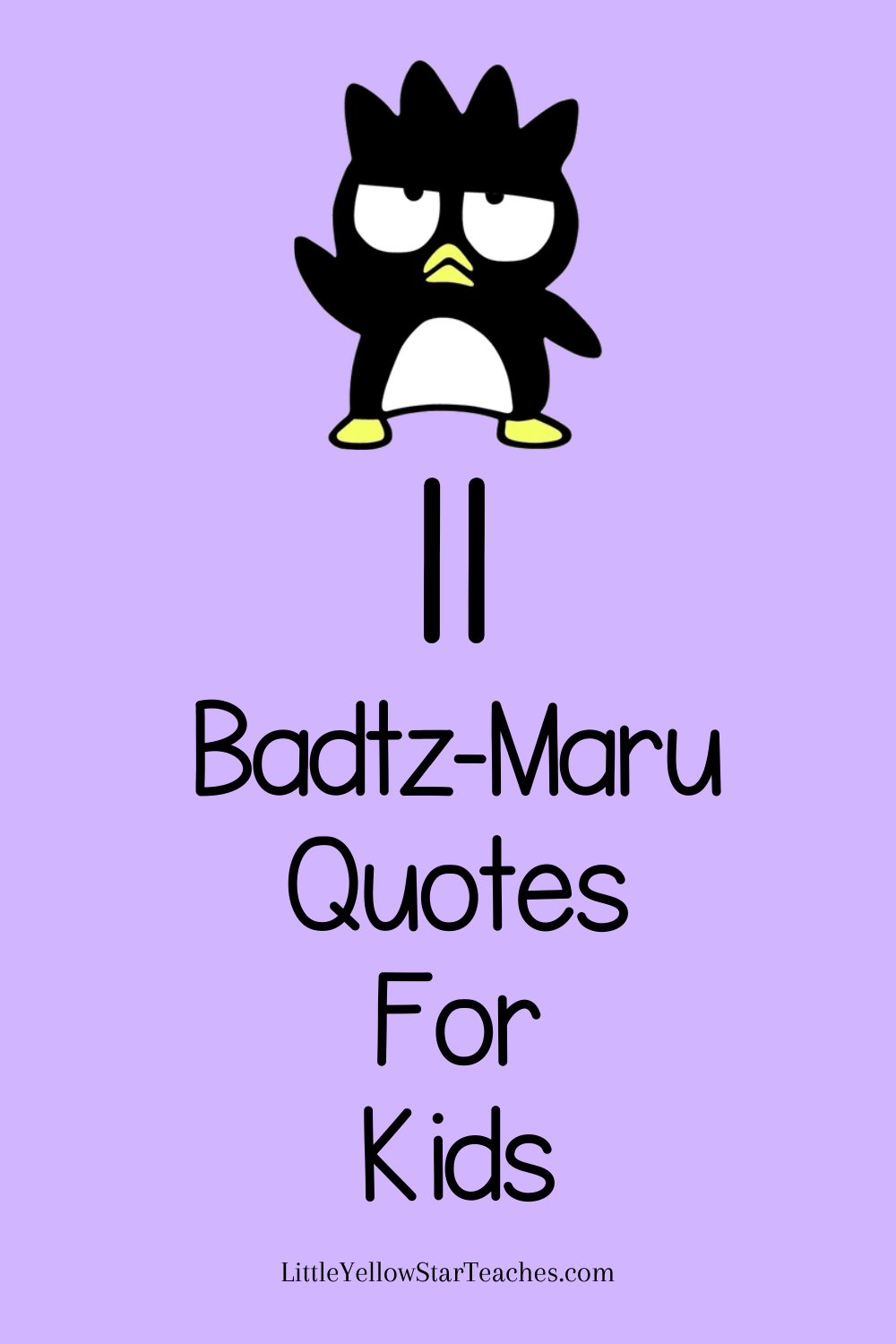 Badtz-Maru Quotes for Kids