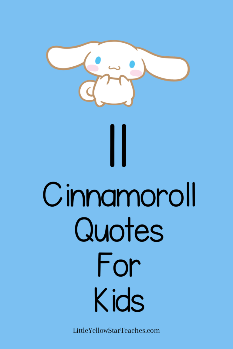 Cinnamoroll Quotes for Kids