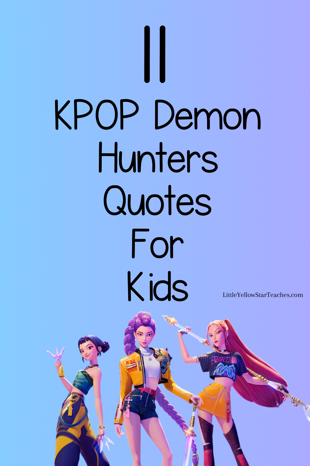 Kpop Demon Hunters Quotes for Kids