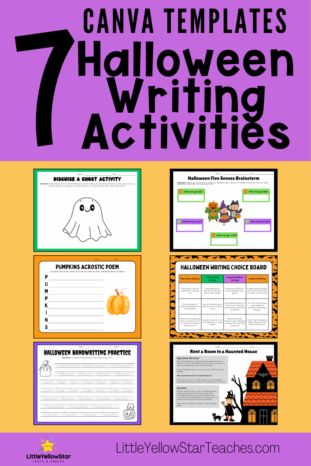 7 Halloween Writing Activities