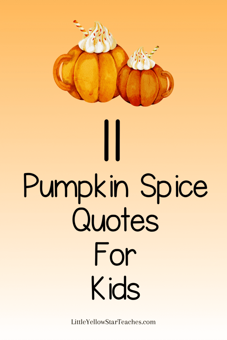 Pumpkin Spice Quotes for Kids