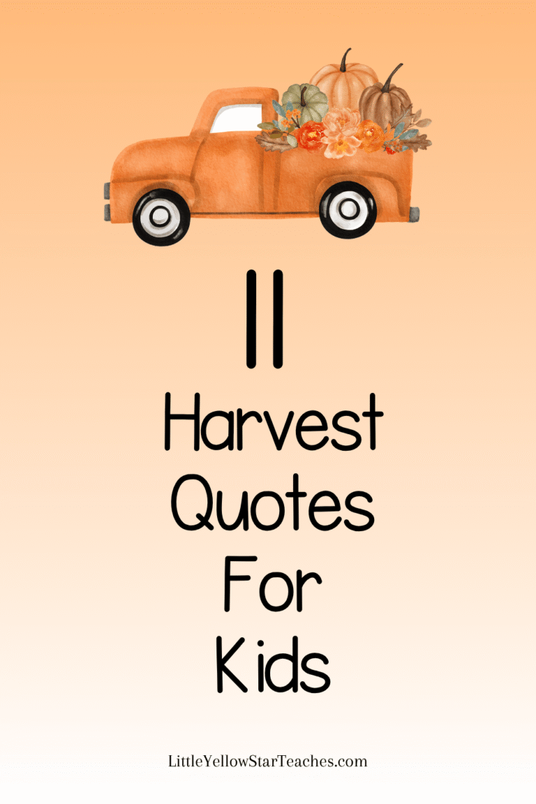 Harvest quotes for kids