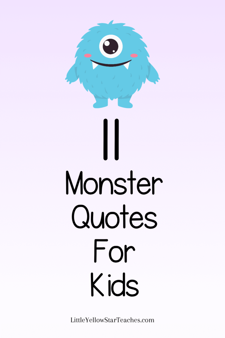 Monster Quotes for Kids